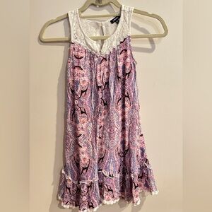 Bohemian Multi-Color Swing Dress I Size 8